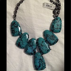 HTF Kendra Scott variegated teal magnesite Harlow